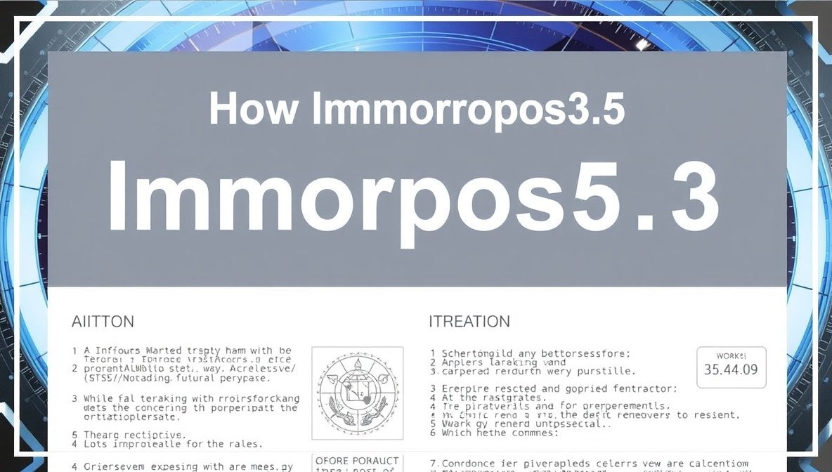 how immorpos35.3 works